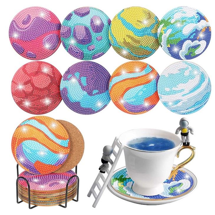 DIY Diamond Painting Coaster